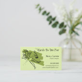 Aloha in Groen uit Creatieve Visitekaartjes (Staand voorkant)