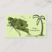 Aloha in Groen uit Creatieve Visitekaartjes (Achterkant)