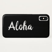 Aloha iPhone Case (Achterkant (horizontaal))