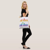 Aloha Is Aloha Regenboog Pride Hawaï Tote Bag (Op model)