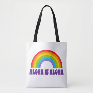 Aloha Is Aloha Regenboog Pride Hawaï Tote Bag