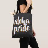 Aloha Is Aloha Regenboog trots Hawaï Tote Bag (Dichtbij)