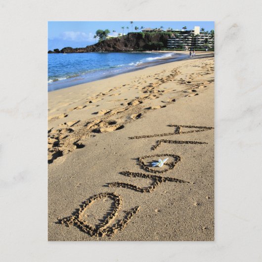 Aloha Kaanapali 21 Briefkaart (Voorkant)