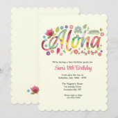 Aloha Kaart (Voorkant / Achterkant)