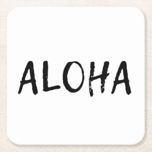 Aloha Kartonnen Onderzetters
