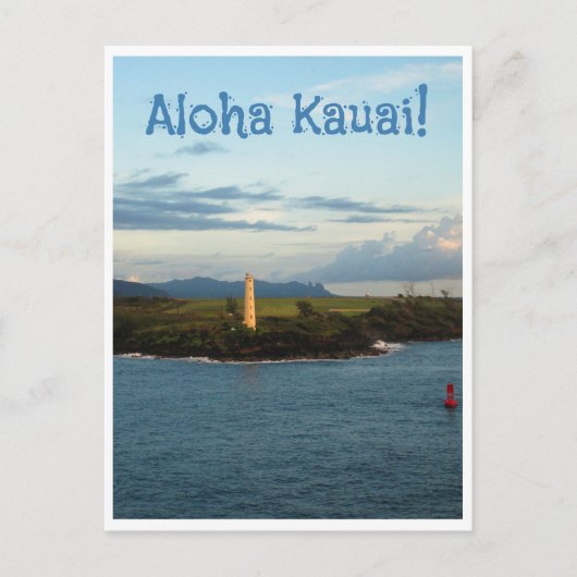 Aloha Kauai! Briefkaart (Voorkant)