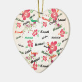 aloha , kauai , hawaii , oahu , maui , lanai backg keramisch ornament (Links)