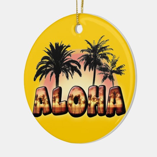 Aloha Keramisch Ornament (Links)