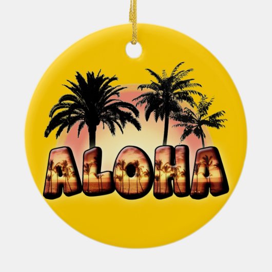 Aloha Keramisch Ornament (Achterkant)