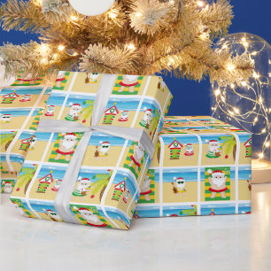 Aloha Kerstman Inpakpapier