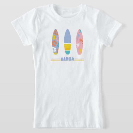 Aloha Kinder Surven Board T-shirt (Laagn)