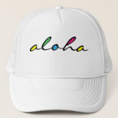 ALOHA kleurrijk Trucker Pet (Voorkant)