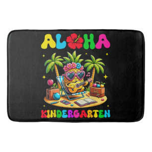 Aloha kleuterschool ananas hawaii terug naar schoo badmat