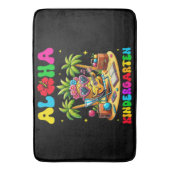 Aloha kleuterschool ananas hawaii terug naar schoo badmat (Voorkant Verticaal)