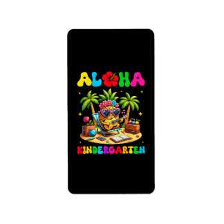 Aloha kleuterschool ananas hawaii terug naar schoo etiket