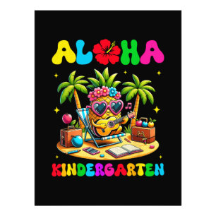 Aloha kleuterschool Ananas Hawaii Terug naar schoo Foto Afdruk