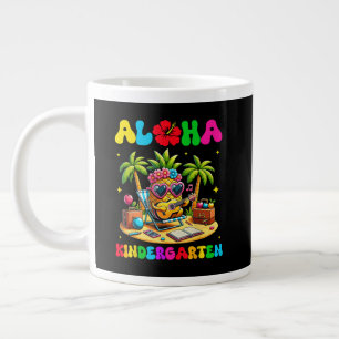 Aloha kleuterschool ananas hawaii terug naar schoo grote koffiekop