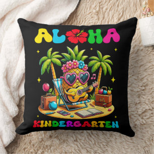 Aloha kleuterschool ananas hawaii terug naar schoo kussen