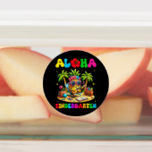 Aloha kleuterschool ananas hawaii terug naar schoo labels (Aangebracht)