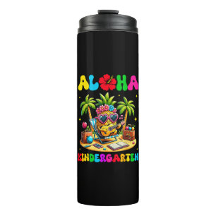 Aloha kleuterschool ananas hawaii terug naar schoo thermosbeker