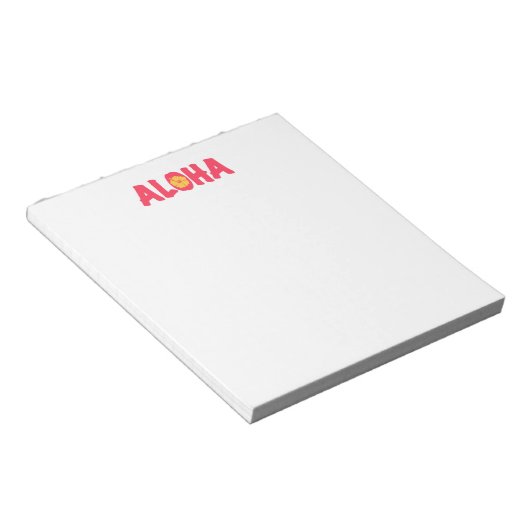 Aloha-laptop Notitieblok (Schuin)