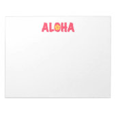 Aloha-laptop Notitieblok (Voorkant)