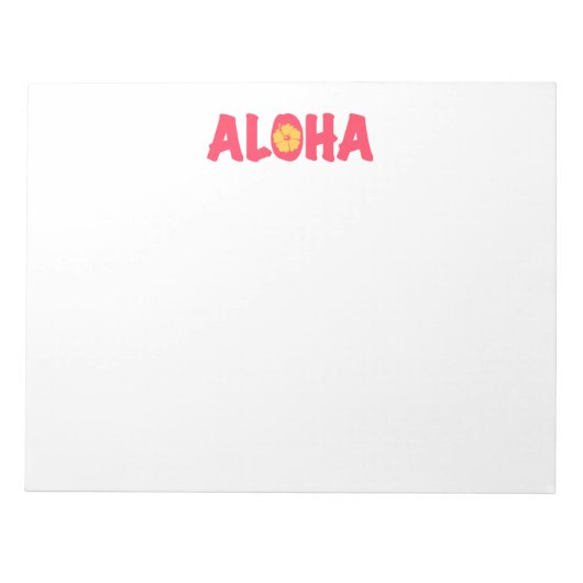 Aloha-laptop Notitieblok (Voorkant)