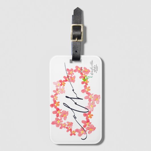 Aloha Lei Bagagelabels (Voorkant (verticaal))