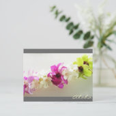 Aloha Lei Hawaii Briefkaart (Staand voorkant)