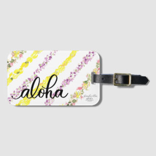 Aloha Lei Hawaii Geïnspireerd Bagagelabel