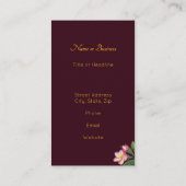 Aloha Lei  Visitekaartje (Achterkant)