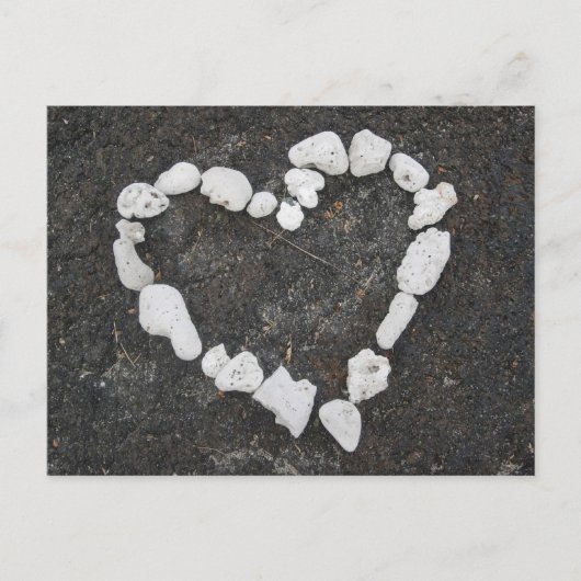 Aloha * Liefde * Koraal hart - ! Briefkaart (Voorkant)