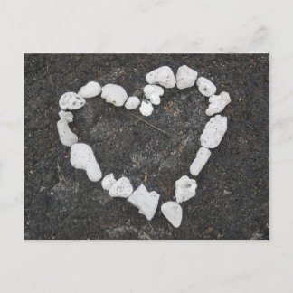 Aloha * Love * Coral Heart Briefkaart