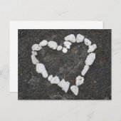 Aloha * Love * Coral Heart Briefkaart (Voorkant / Achterkant)