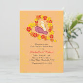 Aloha Love Invitation Kaart (Staand voorkant)