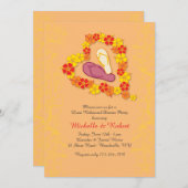 Aloha Love Invitation Kaart (Voorkant / Achterkant)