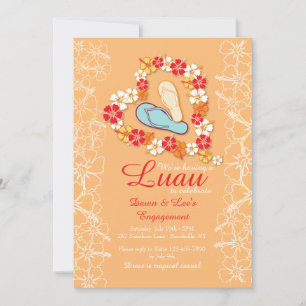 Aloha Love Luau Verloving Uitnodiging