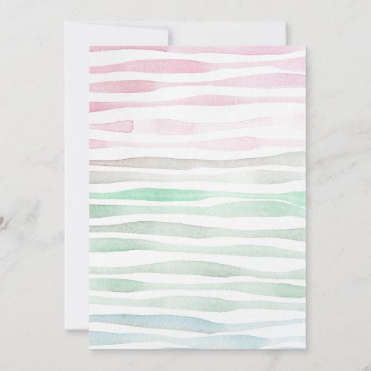 Aloha! Luau 1e Verjaardag Roze Tropische Hawaiiaan Kaart (Achterkant)