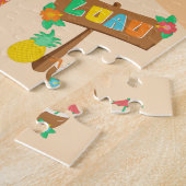 Aloha Luau Beach Rode Jongen Legpuzzel (Zijkant)
