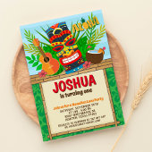 Aloha Luau Hawaiian Tropical Summer Birthday Kaart