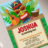 Aloha Luau Hawaiian Tropical Summer Birthday Kaart
