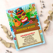Aloha Luau Hawaiian Tropisch Baby shower Kaart