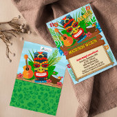 Aloha Luau Hawaiian Tropisch Baby shower Kaart