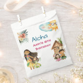 Aloha Luau Kinderverjaardag  Bedankzakje (Geknipt)