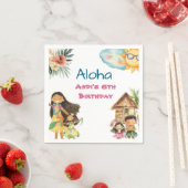 Aloha Luau Kinderverjaardag Servet (Insitu)