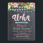 Aloha Luau Tropical Bridal Shower Kaart<br><div class="desc">Aloha Luau Hawaiian Tropical Bridal Shower Invitation</div>