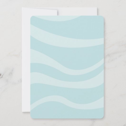 Aloha Luau Tropical Pool Party of Birthday Invitat Kaart (Achterkant)