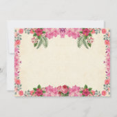 Aloha Luau Tropische Koppels Bruisparty Uitnodigin Kaart (Achterkant)