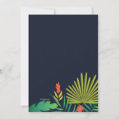 Aloha Luau Uitnodiging (Achterkant)