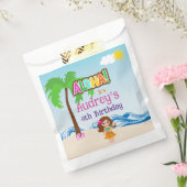 Aloha Luau Verjaardag Bedankzakje (Gezegeld)